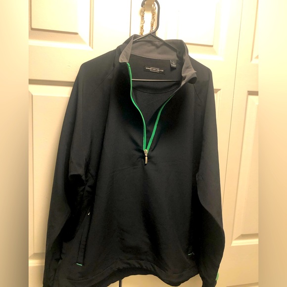 Caanoustie Women’s Black Teel  Pullover 1/4 Zip Jacket Size Large - Picture 1 of 13